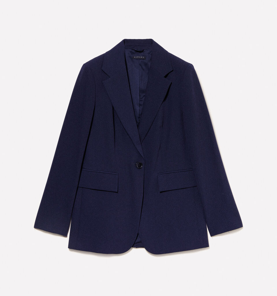 Μπλέιζερ regular fit μπλε σκούρο - μπλέιζερ γυναικεία - Σκουρο Μπλε | Sisley image number 4